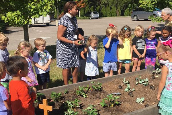 Preschool Garden Planting